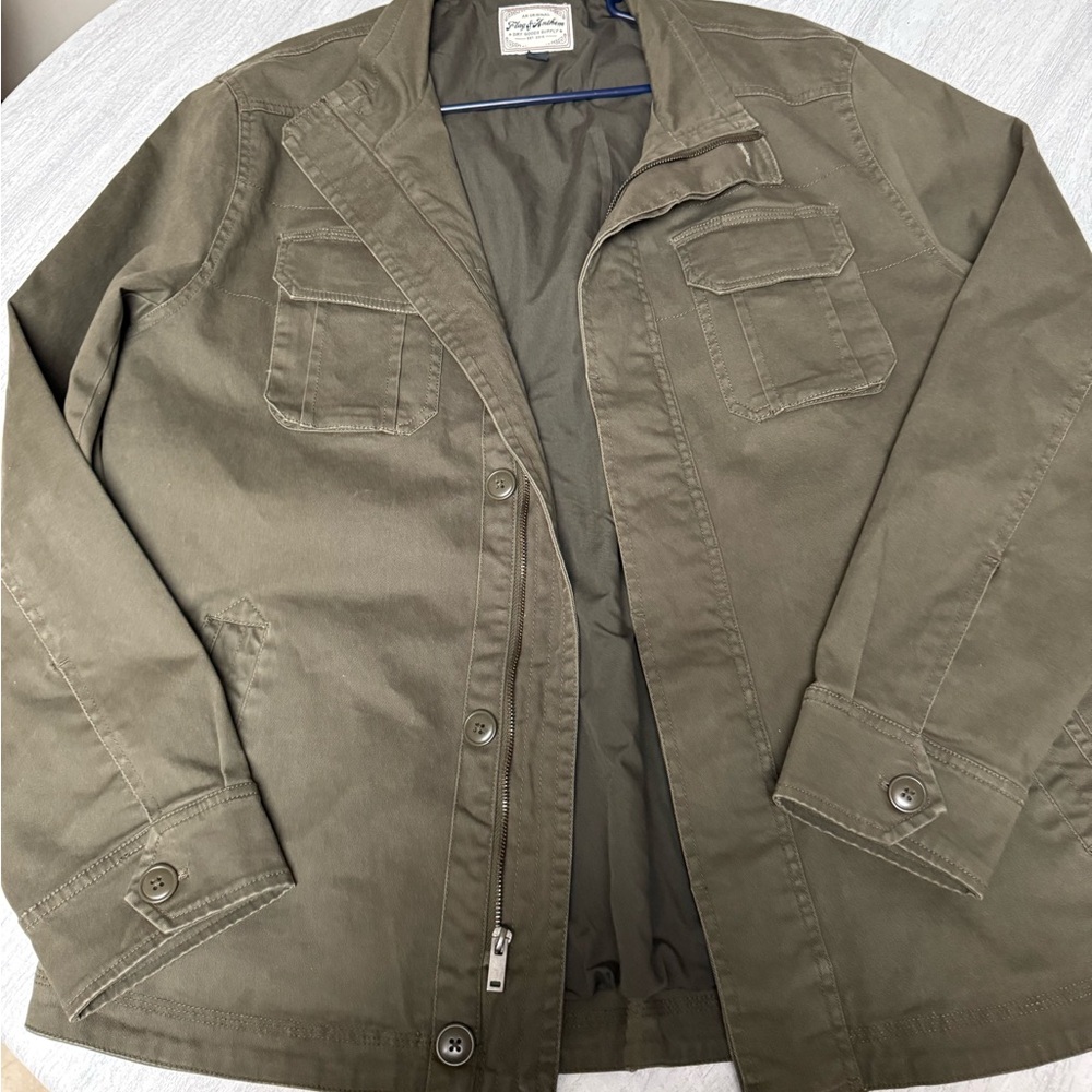 Men's Olive Military Field Jacket